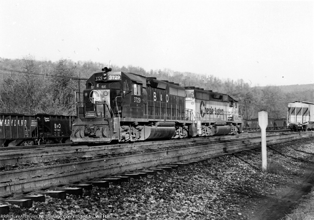 B&O GP40 3729